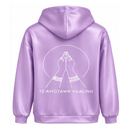 Te Amotawa Summer Hoodie - Lilac