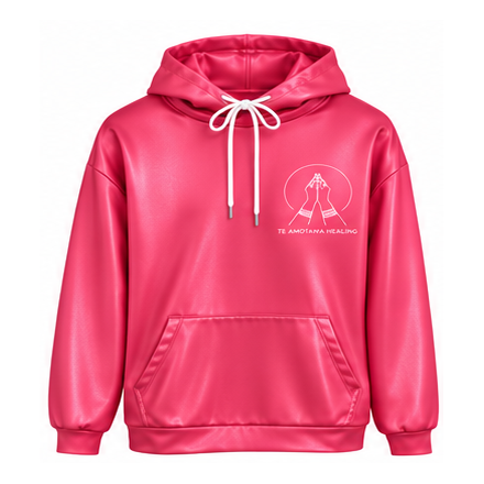 Te Amotawa Summer Hoodie - Hot Pink