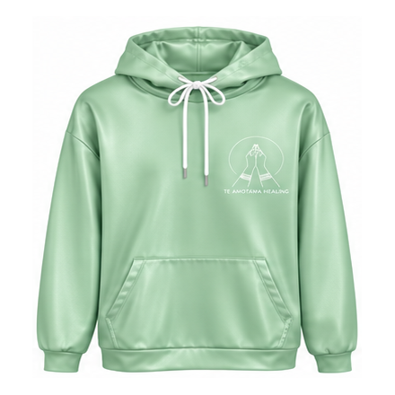 Te Amotawa Summer Hoodie - Mint Green
