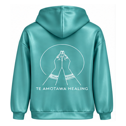 Te Amotawa Summer Hoodie - Teal Green