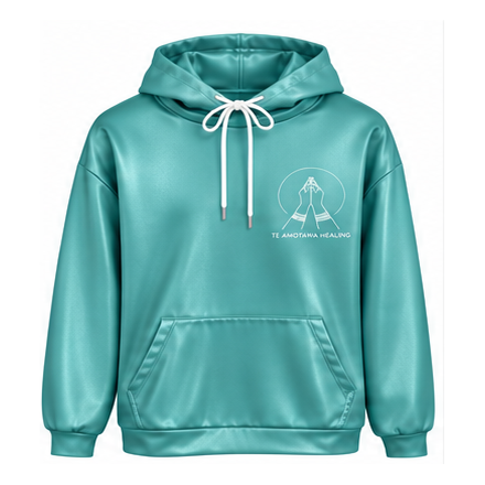 Te Amotawa Summer Hoodie - Teal Green